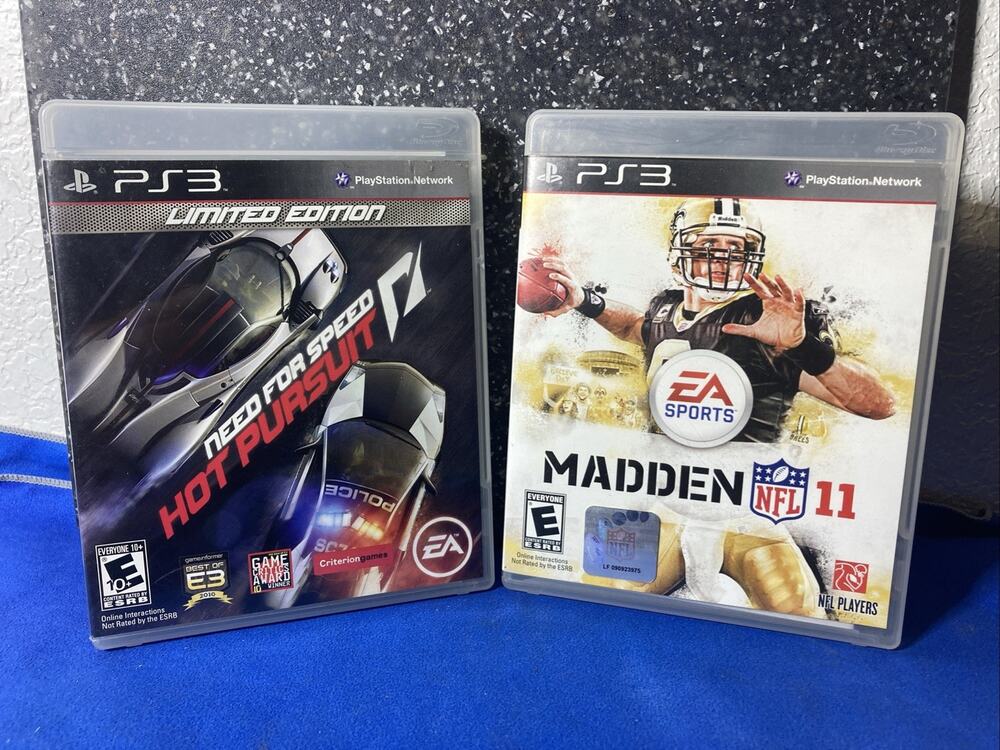Need for Speed Hot Pursuit LMTD Ed. - Sony PlayStation 3 And Madden 11